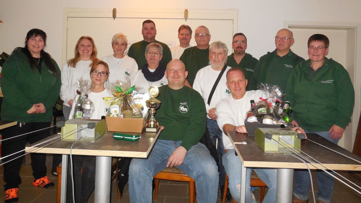 Pokal der Thekenmannschaft Km ausgeschossen