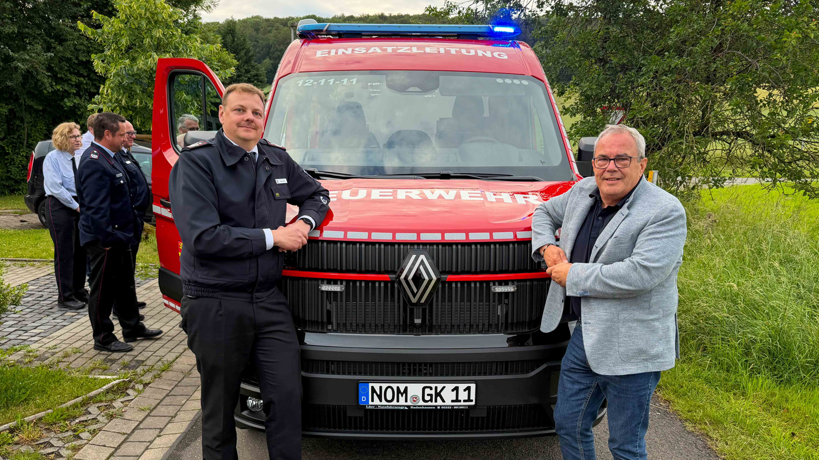 Gemeinde Kalefeld erhält erstmals eigenen Einsatzleitwagen für die Führungsunterstützung der Feuerwehr