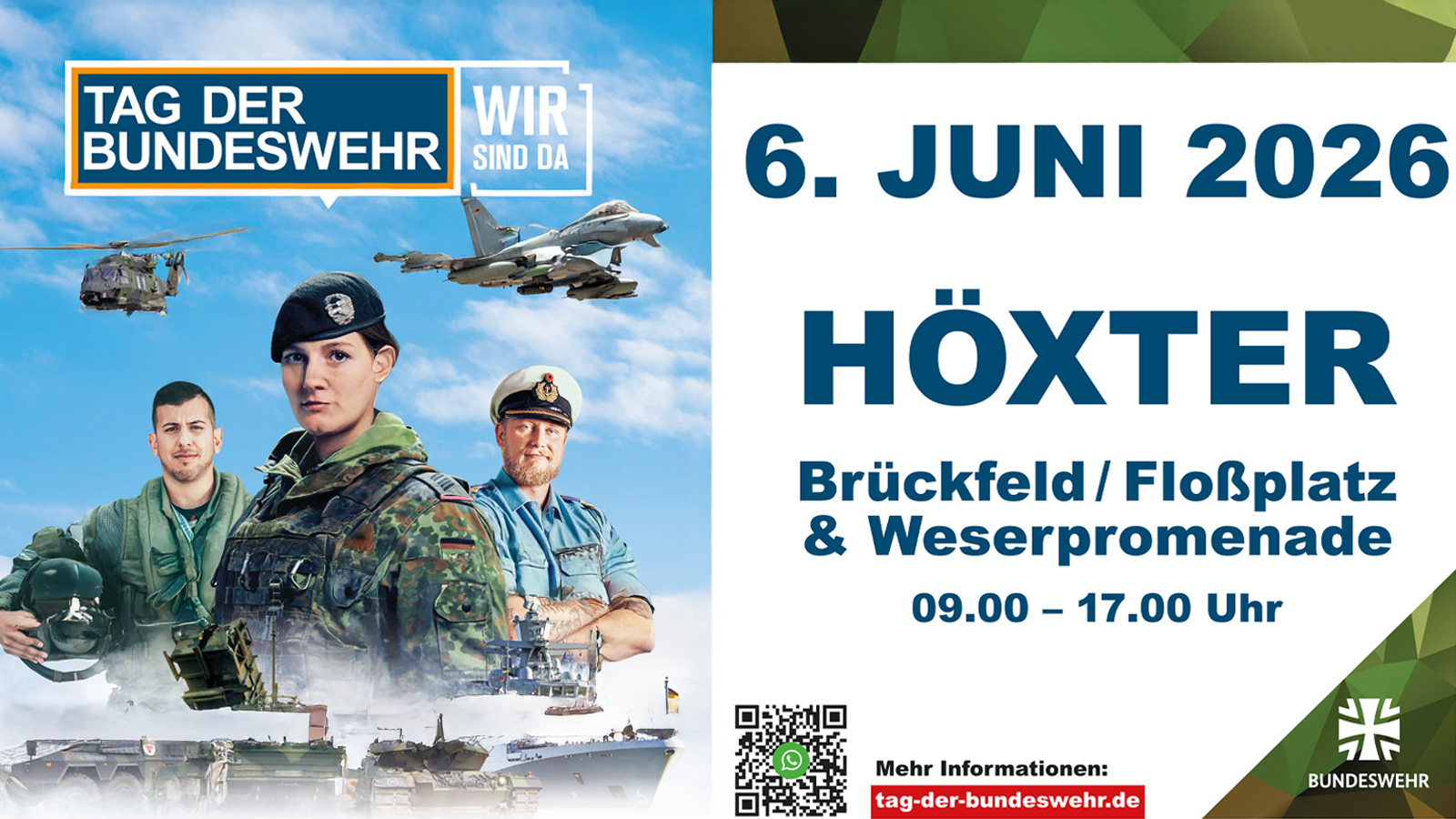 Tag der Bundeswehr 2026: ABC-Abwehrregiment 7 informiert über Programm, Anreise  und Verkehrskonzept 