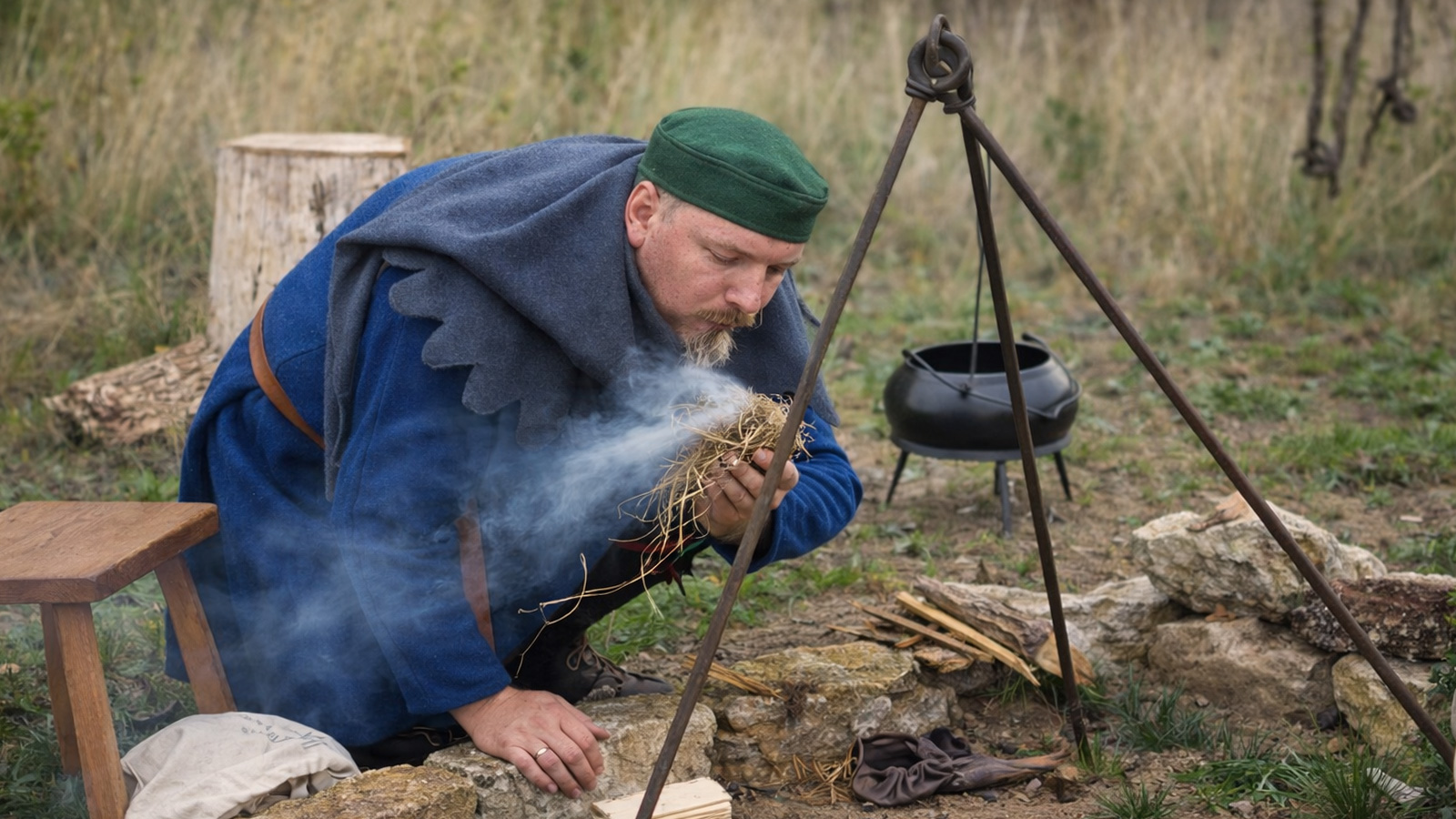 Viatores historiae belebt Mittelalterhaus Nienover mit Kerzenhandwerk und Einblicken ins Mittelalter