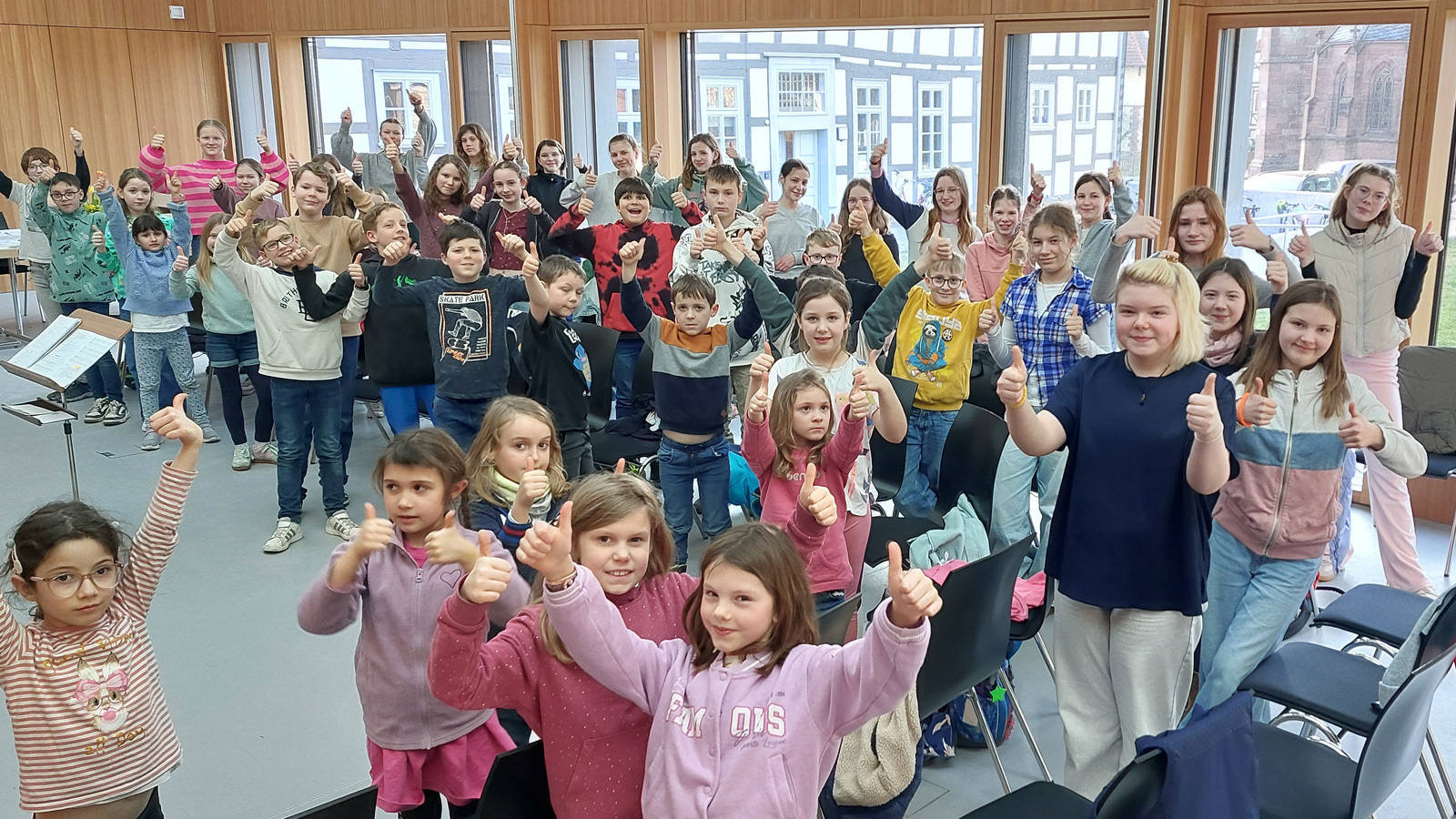48 Kinder des Kirchenchores führen „David wird König“ in Einbeck auf
